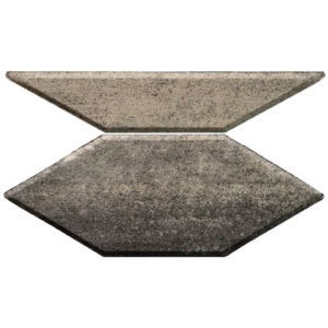 Плита тротуарная BRAER "Карат" 1150/410/150/75*80 (колормикс "Ночь") двухсл под 8.82м2