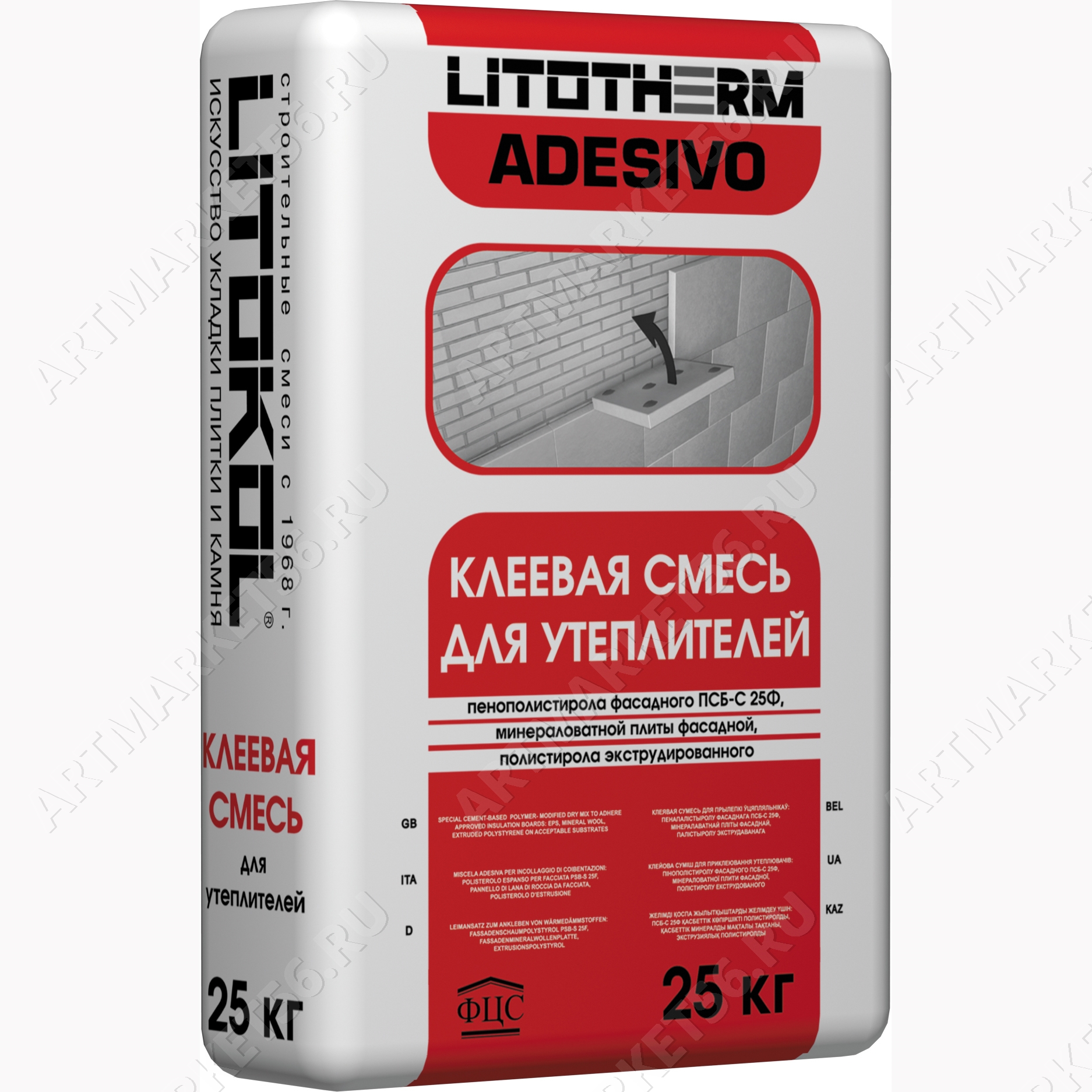 Клеевая смесь ЛИТОКОЛ LITOTERM Adesivo (25кг)