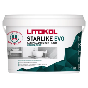 Затирочная смесь эпоксидная ЛИТОКОЛ Starlike Evo S.232 CUOIO (1 кг) bucket