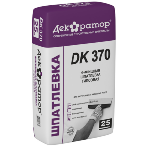 Шпатлевка финишная гипсовая DK 370 25кг (Белый)