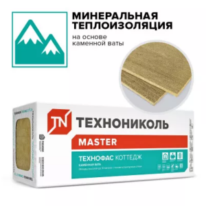 Утеплитель базальтовый ТехноНИКОЛЬ ТехноФас Коттедж 1200*600*50 (упак 0,216м3 - 4,32м2 - 6пл)