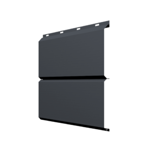 Софит ЭКО Брус без перфорации  GRAND LINE 0,45 Drap ТХ RAL 7024 (Мокрый асфальт)
