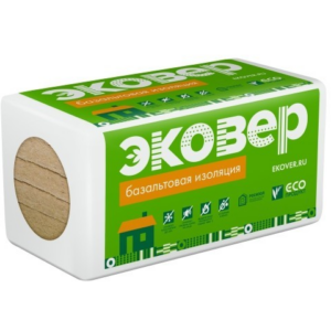 ЭКОВЕР ЭКОФАСАД 1000х600х100 2,4м2/0,240м3 4шт