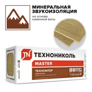 Утеплитель базальтовый ТехноНИКОЛЬ ТехноФлор Стандарт 1200*600*30 (упак 0,173м3 - 5,76м2 - 8пл)