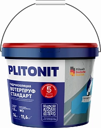 Мастика эластичная гидроизоляционная Plitonit (Плитонит) Water Proof Standard  (8 кг)