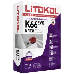 Клеевая смесь ЛИТОКОЛ  LitoFloor K66 (25кг)