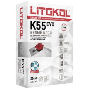 Клеевая смесь ЛИТОКОЛ LitoPlusl K55 (25кг) bag