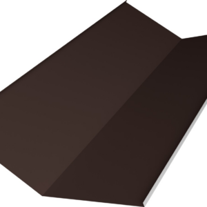 Планка ендовы нижней 300*300 GRAND LINE 0,5 Satin Мatt RAL 8017 (Шоколад) L=2м