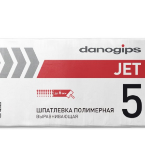 Шпатлевка полимерная выравнивающая DANOGIPS JET 5 (25 кг), 42 уп/пал