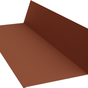 Планка примыкания 150*250 GRAND LINE 0,5 Satin с пленкой RAL 8004 (Терракота) L=2м