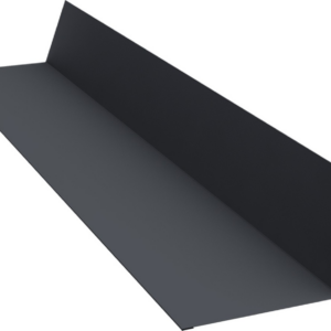 Планка примыкания 90*140 GRAND LINE 0,5 Satin Matt RAL 7024 (Мокрый асфальт) L=2м
