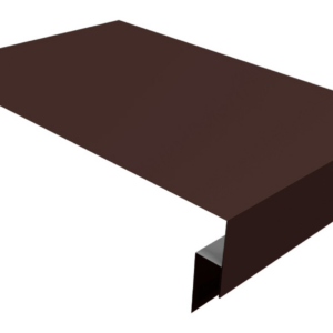 Планка околооконная сложная 200*50*18 GRAND LINE 0,45 PE RAL 8017 (Шоколад) L=2м