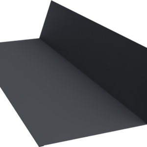 Планка примыкания 150*250 GRAND LINE 0,5 Satin с пленкой RAL 7024 (Мокрый асфальт) L=2м
