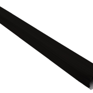 Труба прямоугольная матовая Vortex (в1) RAL 9005 (черный) 3м