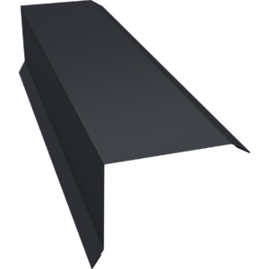 Планка торцевая 80*100 GRAND LINE 0,45 DrapTX RAL 7024 (Мокрый асфальт) L=2м